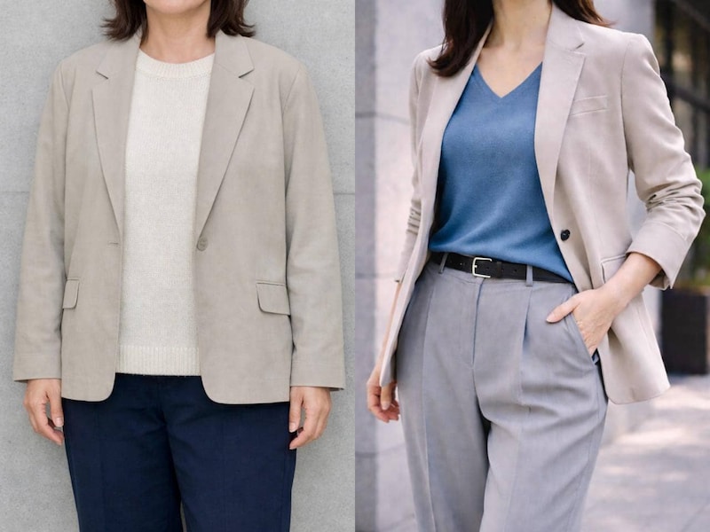 若見えする人はやらない。40代・50代の印象を止める“無難アイテム頼み”コーデ