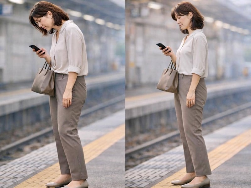 おば見えの原因は服より“姿勢”。自然と若く見える人の立ち方・歩き方