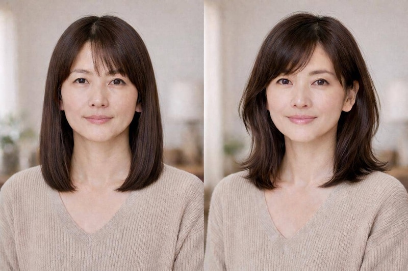 服もメイクも悪くないのに老けて見える？若見えの境界線は「髪型」かも