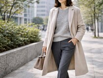 ざっくりニットは体が大きく見える？ 40代・50代がすっきり着る「体型カバー」のポイント