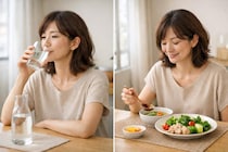 水をたくさん飲む vs 食事で水分補給、むくみにくいのはどっち？