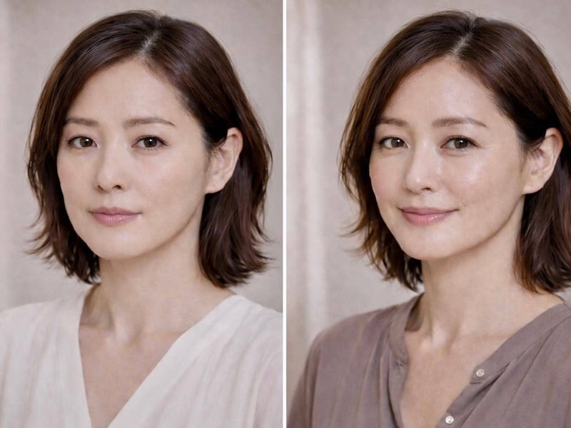 ファンデをしっかりめに塗るvs意識的に薄めに仕上げる、肌印象はどう変わる？