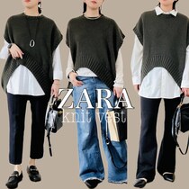 寒暖差の大きい3月。40代・50代の春待ちコーデは【ZARA】アシンメトリーベストで解決