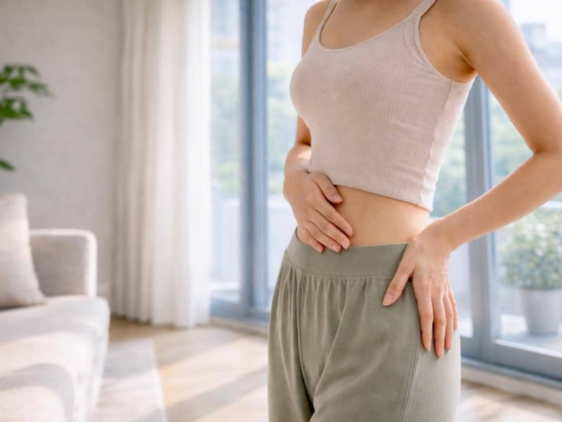 ぽっこりお腹改善＆腸の巡りUP。寝たまま30秒【お腹を内側から刺激する】簡単リセット習慣