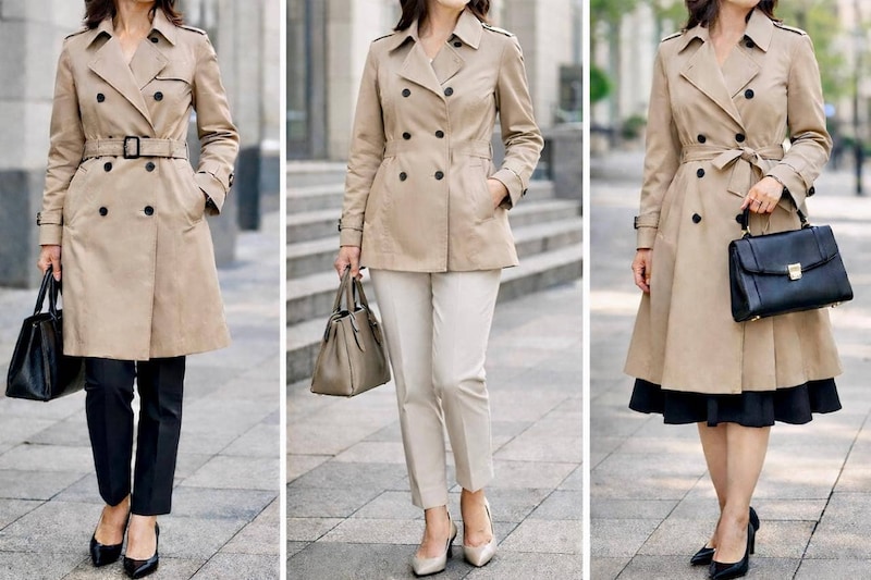 おしゃれのつもりが“おば見え”。今すぐ見直し“時代遅れ”になりやすい「春のトレンチコーデ」