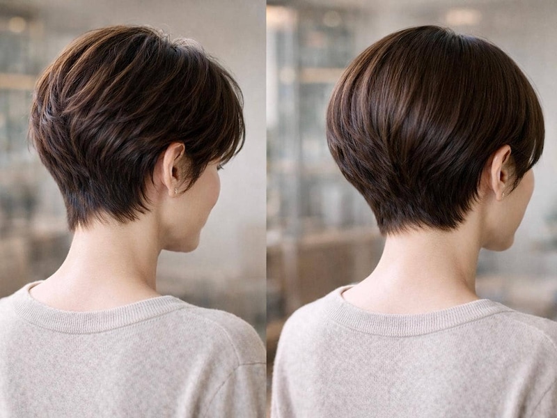 首元がきれいに見えるのはどっち？ショートヘア＆ショートボブ“襟足設計”の違い