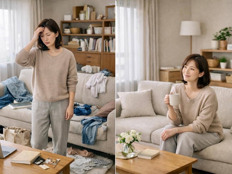 部屋が常に整っている人と、なぜか散らかってしまう人。その差って何?