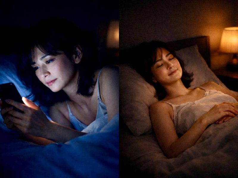 寝る前にスマホを見る人 vs 見ない人、眠りやすさはどう変わる？