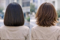 若見えする人は“重たい髪型”にしない。40代・50代“毛先に適度な軽さ”が必要な理由