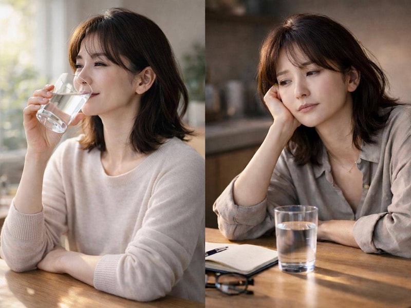 水分補給をこまめにする人、あまりしない人、体調にどう影響する？
