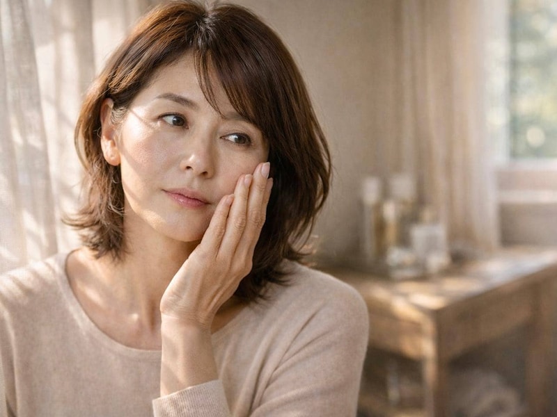 肌が乾きやすくなってきた…。40代から“肌のうるおい力”が落ちる理由