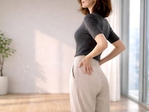 「脚を回すだけ」と簡単。腰まわり＆下半身をスッキリ整える大人世代の体幹エクササイズ