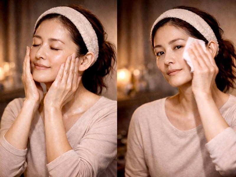 クレンジングをしっかりする人 vs 短時間で済ませる人、肌の状態はどう変わる？