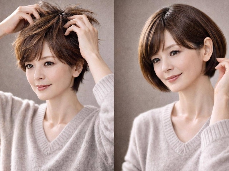 どっちがラク？ショートヘアvsショートボブ、朝のスタイリングの「リアルな差」