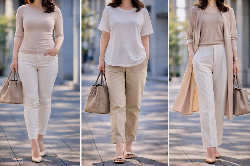 今っぽい服のはずなのに古く見える？若見えコーデの分かれ目は「シルエット設計」