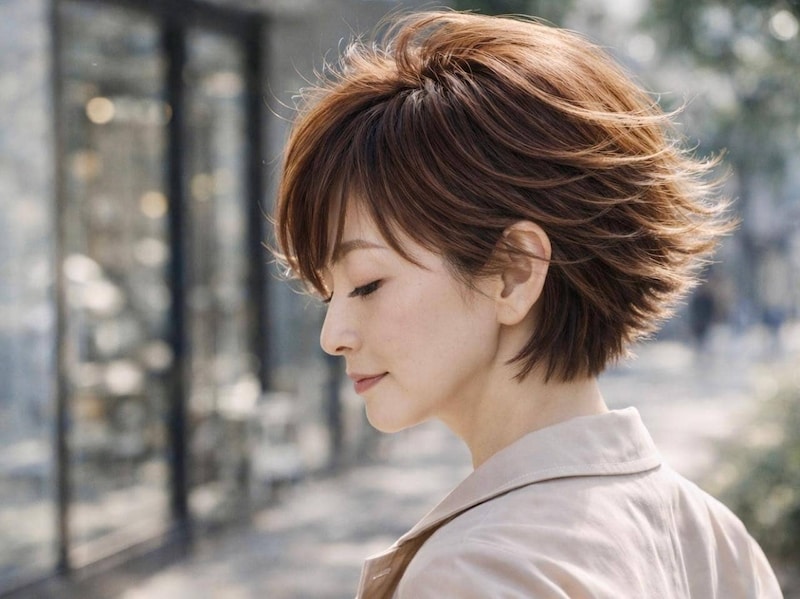 【40代・50代】今っぽくて若々しい“軽さのあるショート”。2026春「大人ヘア」の正解