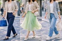 なんとなく“おばさん感”が出てない？40代・50代の春コーデを更新する「シルエットの正解」