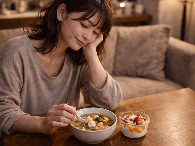 疲れていても食べる人、疲れているときは食べない人、体型にどう影響する？