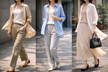 【40代・50代】今っぽくて若々しい人は“１枚で着ない”。2026春シャツコーデは「重ねて抜く」が正解