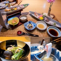 “花火の中” に用意された斬新なダイニング。【リゾナーレ熱海】の会席料理で旬の魚介を堪能する