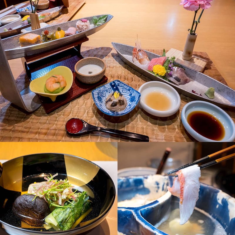 “花火の中” に用意された斬新なダイニング。【リゾナーレ熱海】の会席料理で旬の魚介を堪能する