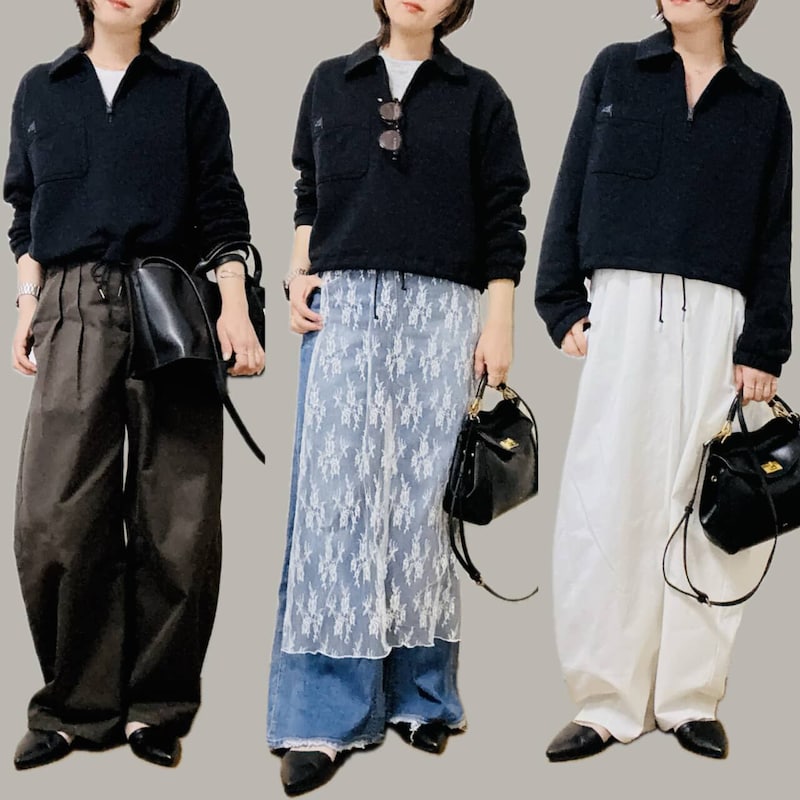 そのスウェット、部屋着見えしてない？【UNIQLO and JW ANDERSON】の“ハーフジップ”で叶える大人のアカ抜けコーデ