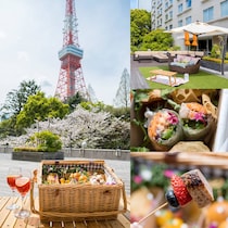 東京タワーの絶景を間近におしゃれなピクニック。【東京プリンスホテル】のテラスで春を満喫