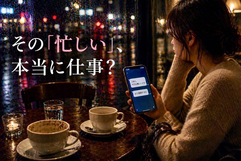 「仕事が忙しい」は本当？不倫男がよく使う言葉の“裏”にあるもの