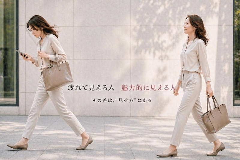 頑張ってるのに疲れて見られる…。魅力的に見える女性との差はどこ？