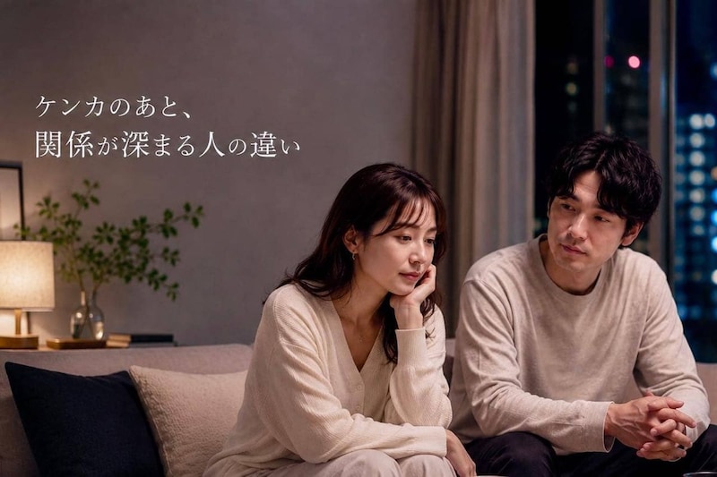 ケンカのあと、関係が深まる人はここが違う。関係を壊す人との“話し方の差”