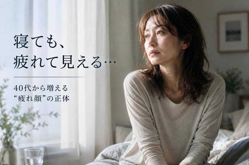 「寝ても疲れて見える…」40代以降で増える“疲れ顔”問題とは