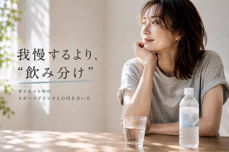 ダイエット中、スポーツドリンクはNG？大人世代が知っておきたい“飲み分け”の正解