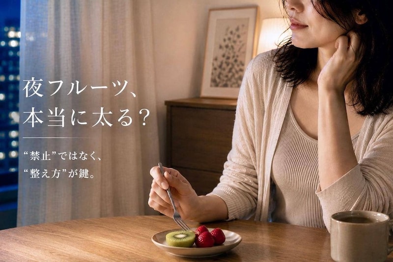 ダイエット中、夜にフルーツを食べない方がいい？“整えている人”の取り入れ方