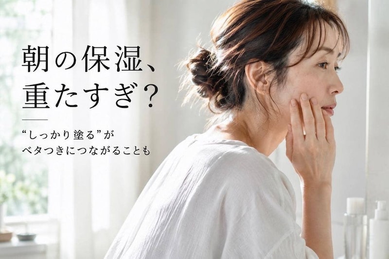 朝のスキンケア、まだ“保湿しすぎ”てない？初夏に増える“ベタつき肌”問題