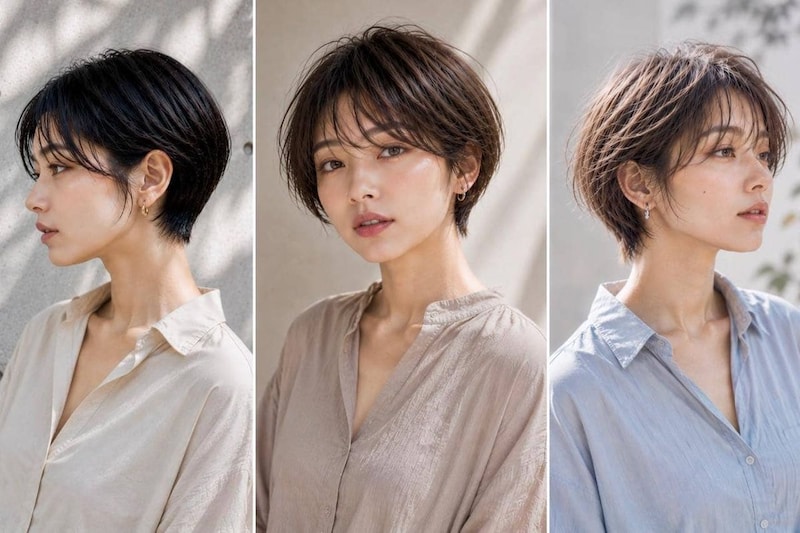 暗髪ショート or 透け感ショート、2026初夏に今っぽく見えるのはどっち？