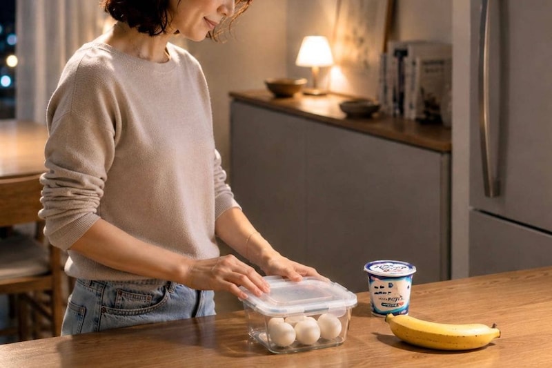 【４ヶ月で−３kg】朝ごはんを“前日に用意する”ようにした。朝のコンビニ通いが減った新習慣