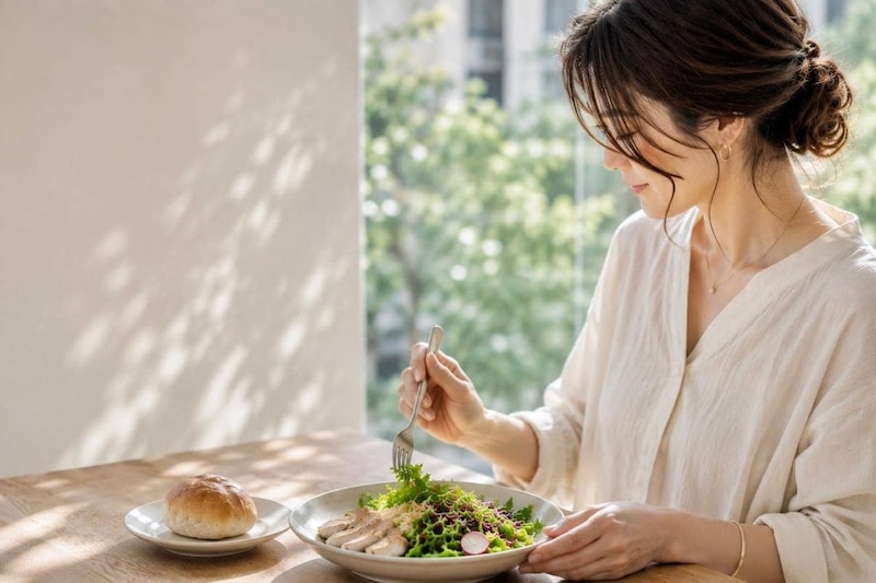 食べる量は同じなのに、なぜか差がつく。太りにくい人が習慣にしている3つのこと