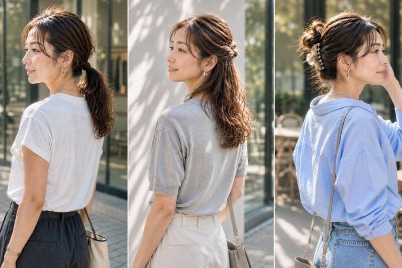 5分で今っぽく見違える。2026夏、大人世代が垢抜ける「簡単ヘアアレンジ」3選