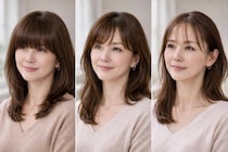 若見えする人は“前髪が極端すぎない”。40代・50代が迷いやすい「前髪バランス」の正解