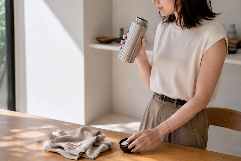 水筒が毎日洗っているのに臭う?意外と知らないお手入れの基本