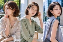 ボブは髪色で軽やかになる。2026夏、大人に似合う涼やかヘアカラー３選