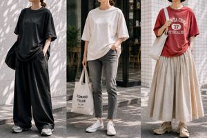 おしゃれのつもりが“おば見え”。2026夏、時代遅れに見られやすい「半袖カットソー」の共通点