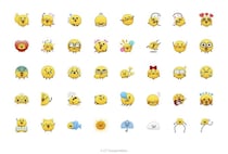 LINEの人気キャラ「えもじの子（仮）」が有料で復活　一部未収録に完全復活を望む声も