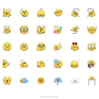 LINEの人気キャラ「えもじの子（仮）」が有料で復活　一部未収録に完全復活を望む声も