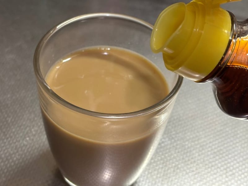 2、3滴ポタポタと垂らしてみる