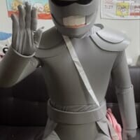 「ちいかわの世界に行きたい」ファン、考えた末に鎧さん化　再現度がガチすぎた