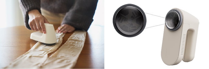 ストッキングに使用している様子　／　デリケート外刃