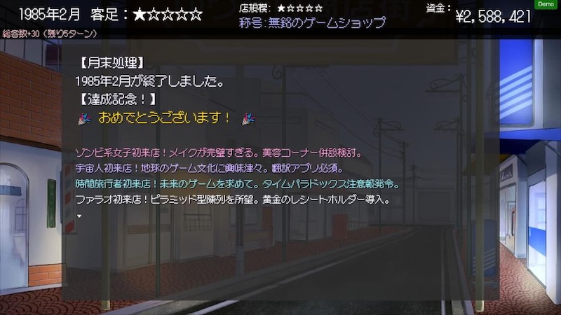 月末処理での営業報告や経営コメント