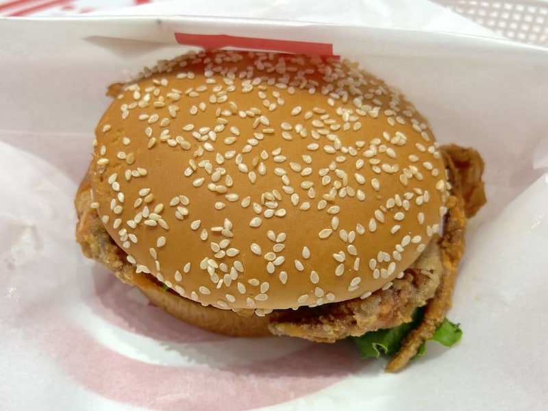 バンズからはみ出す爪と脚