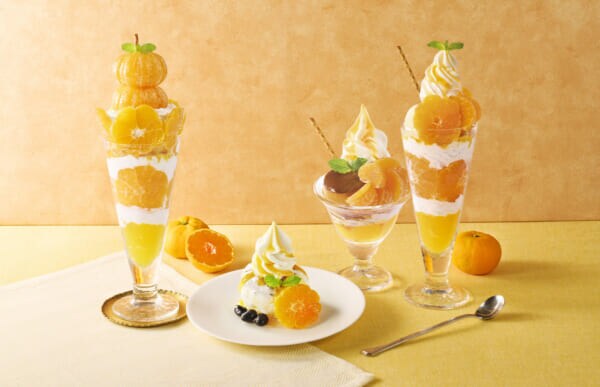 “幸福度が高い”と評判のジョナサン「早生みかんスイーツ」　今年は新作大福も仲間入り